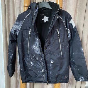 Molo (ski) jacket with all over moon print.